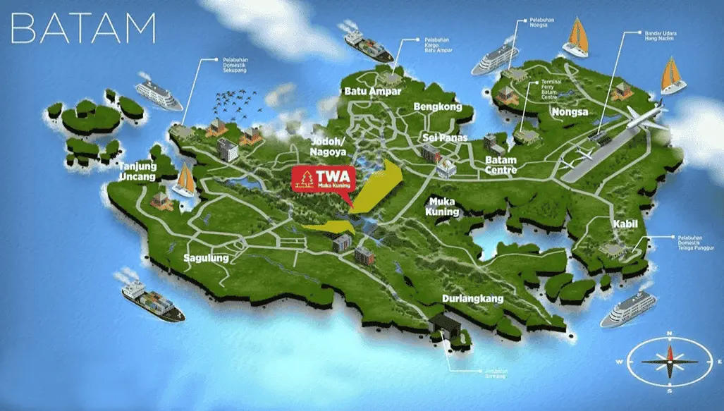 Map Batam